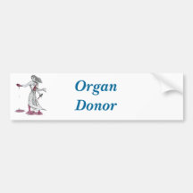I_give_you_my_heart___only_red, donateur d'organe adhésif pour voiture