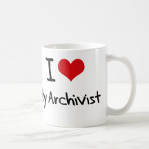 I heart My Archivist Mugs