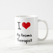 I heart My Aroma Therapist Coffee Mugs