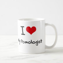 I heart My Pomologist Coffee Mugs
