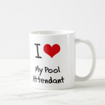 I heart My Pool Attendant Mug