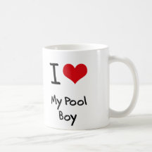 I heart My Pool Boy Mug