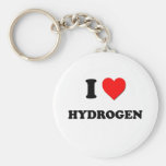 I hydrogène de coeur porte-clés