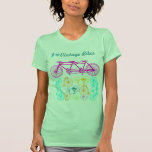 I le cru de coeur va à vélo le vélo moderne vintag t-shirts