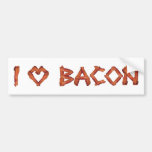 I Love Bacon Bumper Stickers