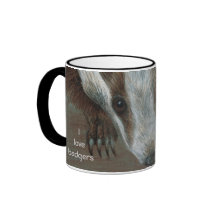 I love badgers mug