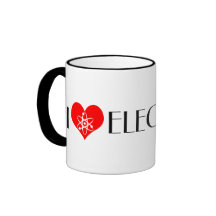 I Love Electrons Mugs