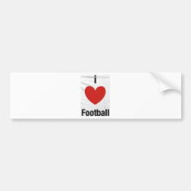 i love Football Bumpersticker