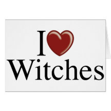 I LOVE WITCHES CARTES DE VŒUX