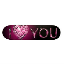 I love you - planches à roulettes customisées