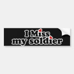 I Mlle mon soldat Adhésifs Pour Voiture