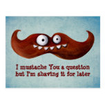 I moustache vous une question… cartes postales