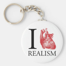 I réalisme de coeur porte-clés