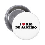 I Rio de Janeiro Brésil de coeur Badge Avec Épingle
