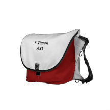 I Teach Art Messenger Bags