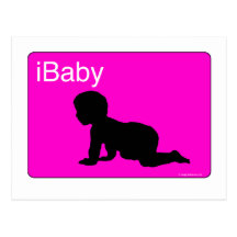 iBaby rose Carte Postale