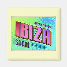 IBIZA MAGNETS POUR RÉFRIGÉRATEUR