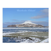 Icebergs dans Bay de capitaine, île d'Unalaska Carte Postale