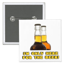 Ici pour la BIÈRE ! Pin's Avec Agrafe