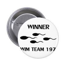 icône 1974 d'équipe de natation de gagnant badge avec épingle