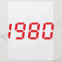 icône 1980 de rouge prospectus