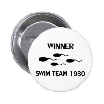 icône 1980 d'équipe de natation de gagnant pin's