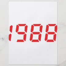 icône 1988 de rouge prospectus