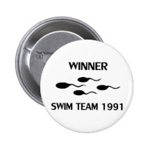 icône 1991 d'équipe de natation de gagnant pin's