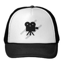 icône d'appareil-photo de film casquette