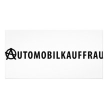 Icône d'Automobilkauffrau Modèle Pour Photocarte