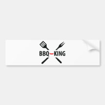 Icône de BBQ-Roi Autocollants Pour Voiture