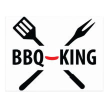 Icône de BBQ-Roi Carte Postale
