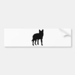icône de chien de loup autocollant pour voiture