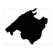 icône de découpe de Majorque Cartes Postales