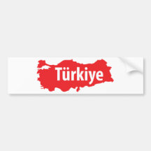 Icône de découpe de Türkiye Autocollant Pour Voiture