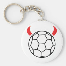 icône de diable de handball porte-clef