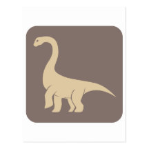 Icône de dinosaure de Sauropod de Jobaria Cartes Postales