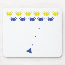 icône de jeu d'ordinateur de monstre de pixel tapis de souris