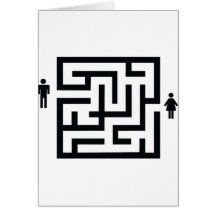 icône de labyrinthe d'homme et de femme cartes