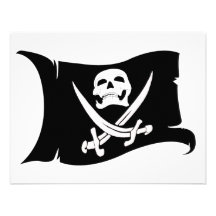 Icône de ondulation #10 de Drapeau-Pirate Invitations Personnalisées