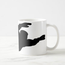icône de parachutiste de parachutisme tasse