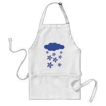 icône de pluie de fleur tabliers