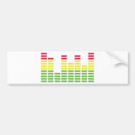 icône d'égaliseur d'audiocontroller autocollants pour voiture