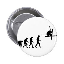 icône d'évolution de ski pin's avec agrafe