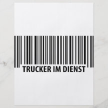 Icône du camionneur im Dienst Tract Personnalisé