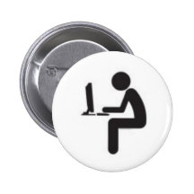 Icône d'utilisateur d'ordinateur pin's