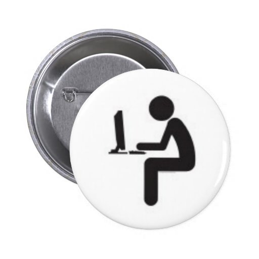 Icône d'utilisateur d'ordinateur pin's
