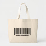 icône en service de comptable sac de toile