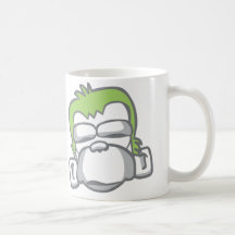 Icône mauvaise de singe mug