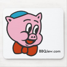 Icône Mousepad de juif de BBQ Tapis De Souris